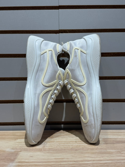 Prada America's Cup White Sail Cream Sz 9