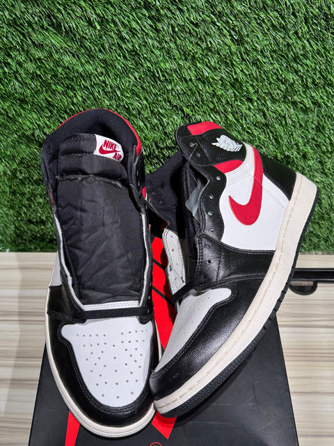 Jordan 1 Retro High Black Gym Red Sz 12