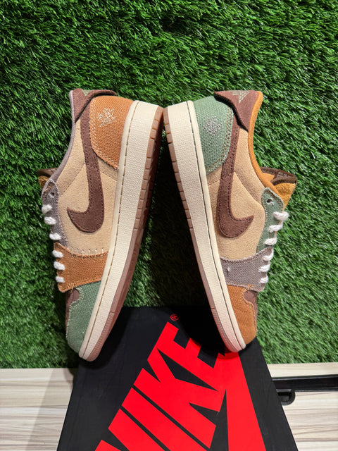 Jordan 1 Retro Low OG Zion Williamson Voodoo Sz 8.5