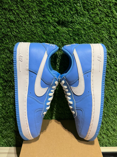 Nike Air Force 1 Low '07 Retro Color of the Month University Blue Sz 9M