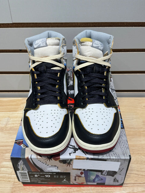 Jordan 1 Retro High Union Los Angeles Black Toe Sz 8.5M
