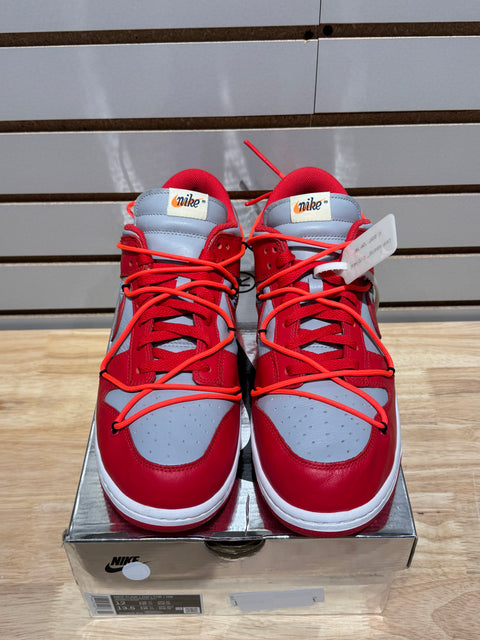 Nike Dunk Low Off-White University Red Sz 12