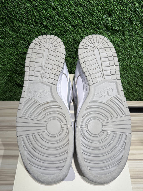 Nike SB Dunk Low Supreme 94 White Metallic Silver Sz 12M