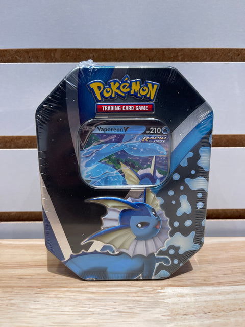 pokmon trading card game eevee evolutions tin vaporeon v Eevee Evolutions V Tin