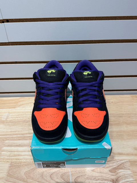 Nike SB Dunk Low Night of Mischief Halloween Sz 9