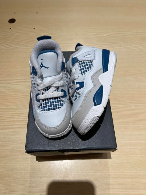 Jordan 4 Retro Military Blue (2024) (TD) Sz 8C