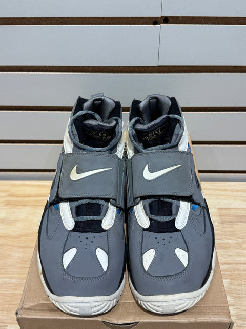 Nike Air Diamond Turf II Cool Grey Sz 9.5
