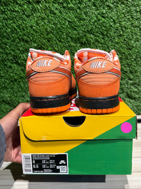 Nike SB Dunk Low Concepts Orange Lobster Sz 8