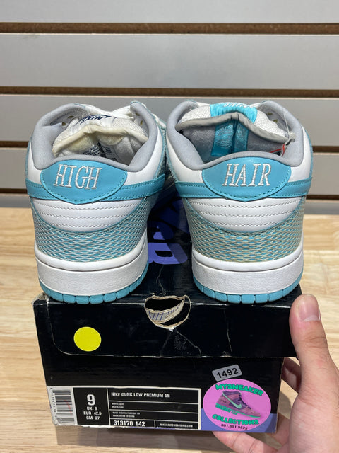 Nike SB Dunk Low High Hair Sz 9