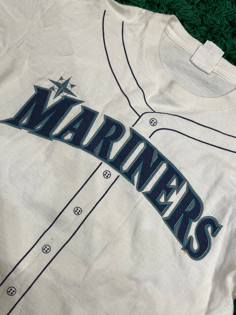 Vintage Kids Seattle Mariners Rodriguez Faux-Jersey T-Shirt