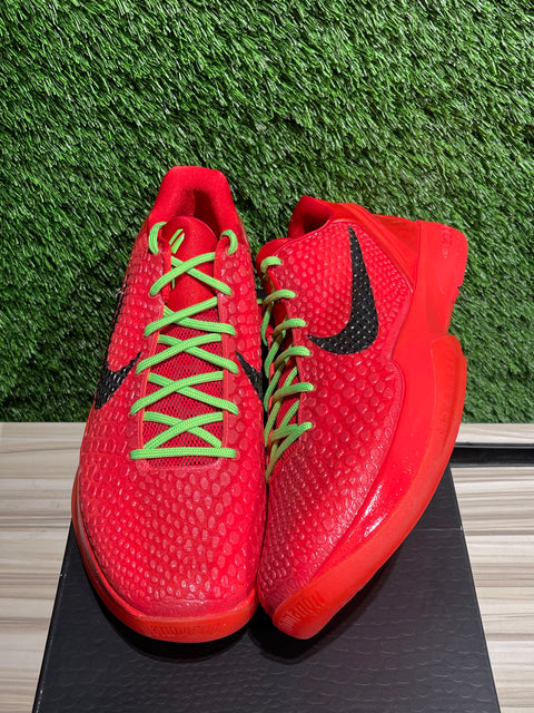 Nike Kobe 6 Protro Reverse Grinch Sz 14M