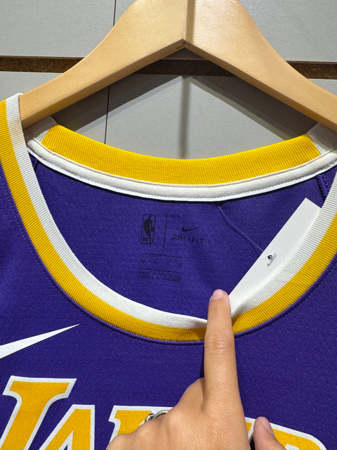 Lebron James Lakers Swingman Jersey Purple Size 48 Large