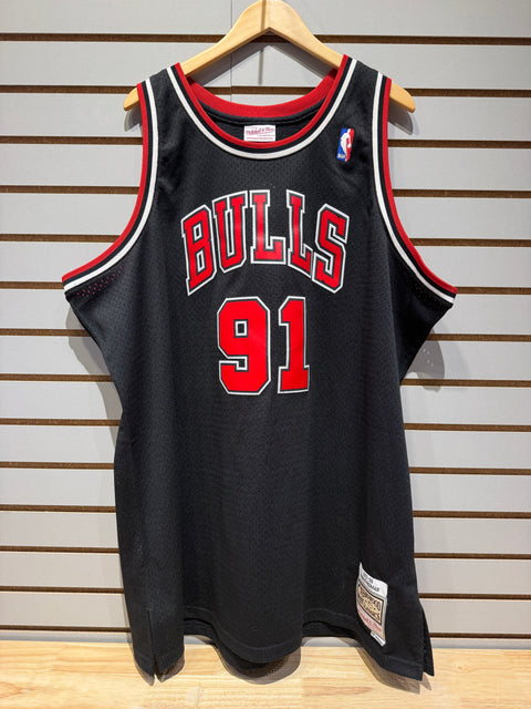 Chicago Bulls Rodman Mitchell & Ness Swingman Jersey Size 2XLT