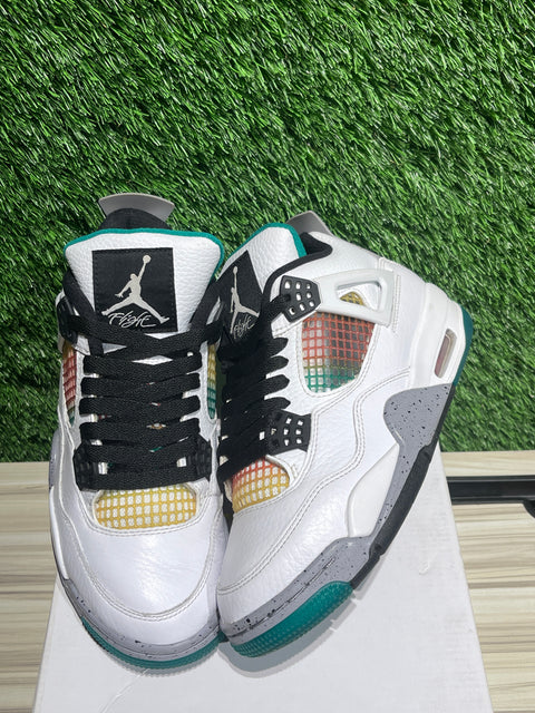 Jordan 4 Retro Lucid Green Rasta (Women's) Sz 5M/6.5W