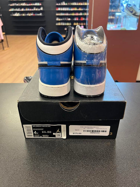 Jordan 1 Mid Signal Blue (GS) Sz 4Y