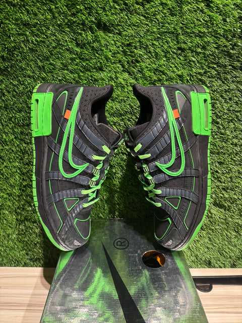 Nike Air Rubber Dunk Off-White Green Strike Sz 13