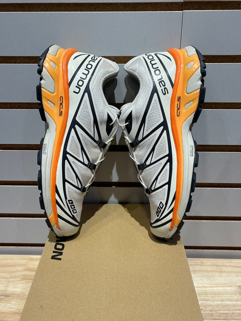Salomon XT-6 Rainy Day Vibrant Orange Size 10