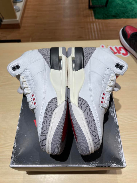 Jordan 3 Retro White Cement Reimagined Sz 8.5