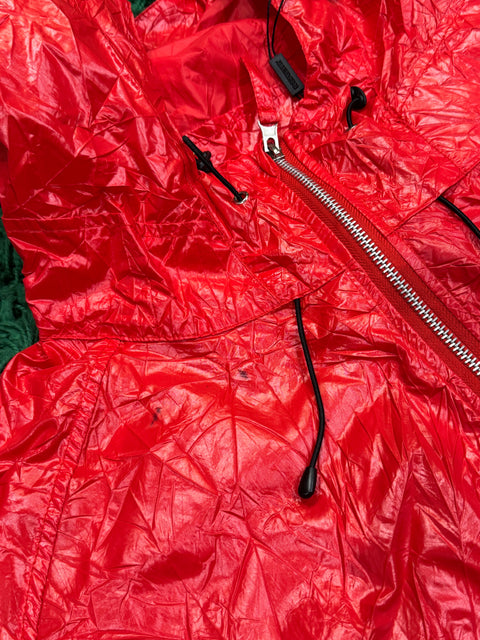 GV Gallery Raspberry Hills 400 Series Red Trash Bag Jacket Sz XL