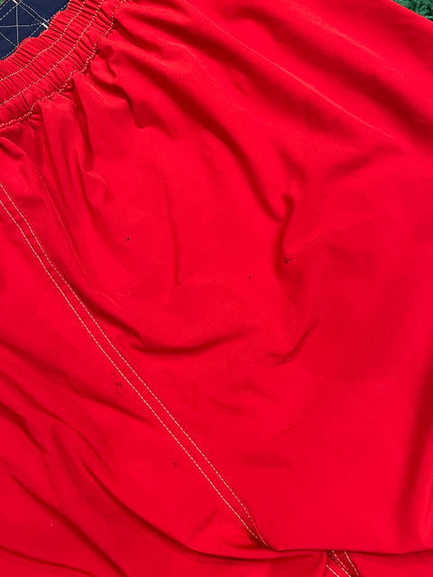 Polo Ralph Lauren Red Swim Shorts Cargo Pocket Board Trunks