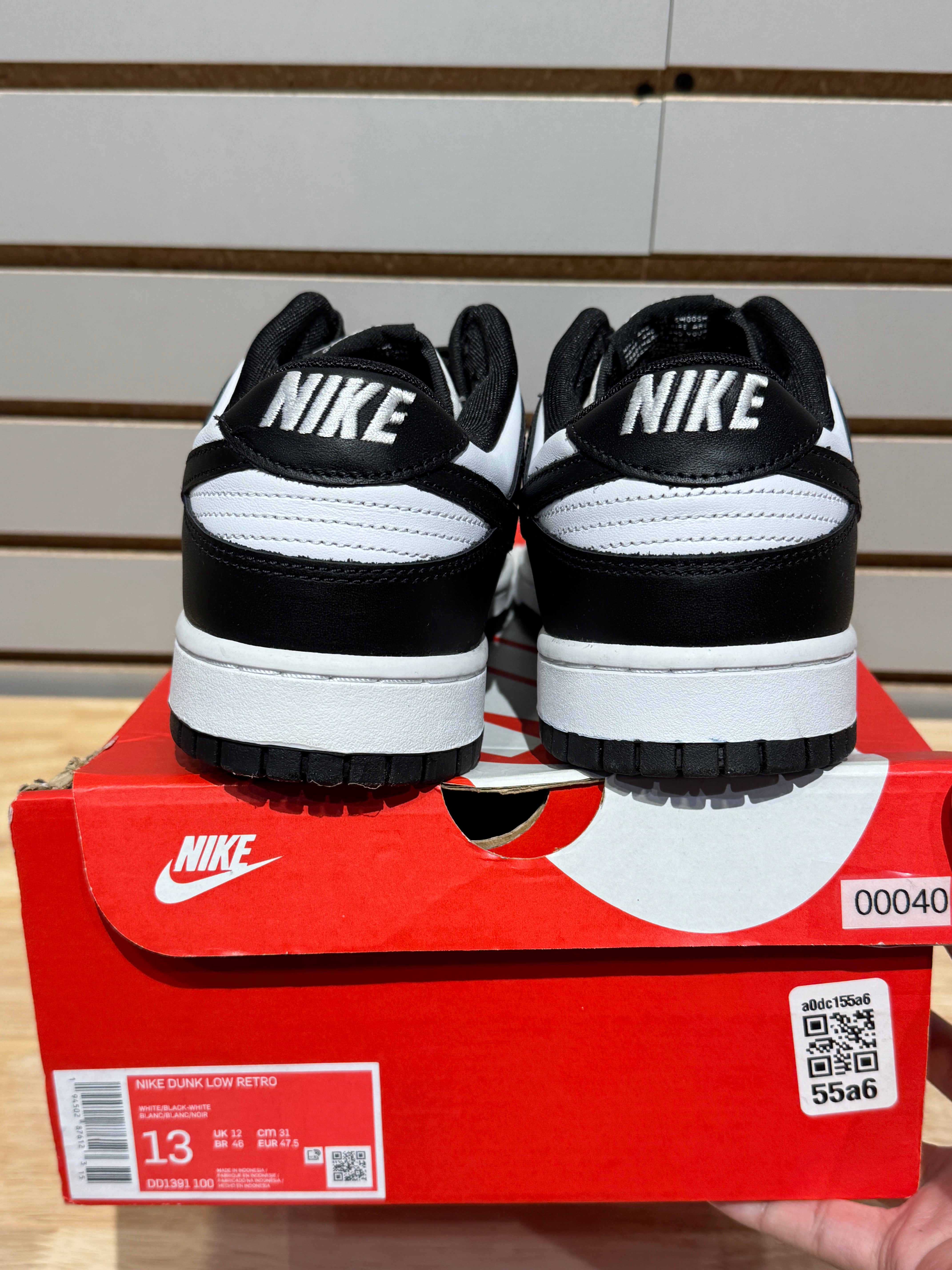 Nike Dunk Low Retro White Black Panda Sz 13 – Sneak City