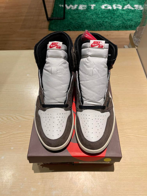 Jordan 1 Retro High OG SP Travis Scott Mocha Sz 12