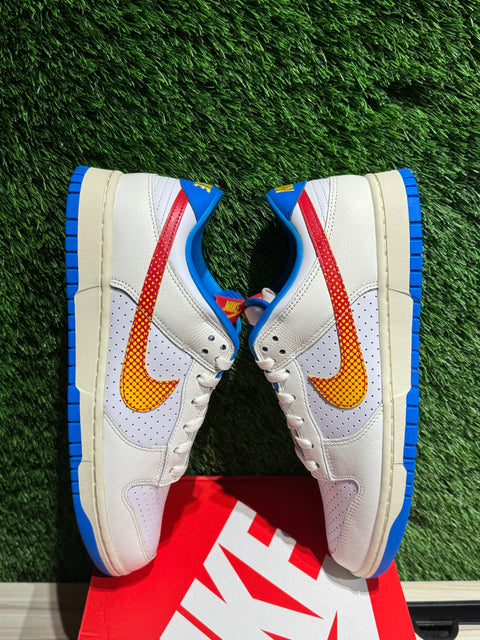 Nike Dunk Low Retro SE Pop Art Sail Photo Blue Sz 10