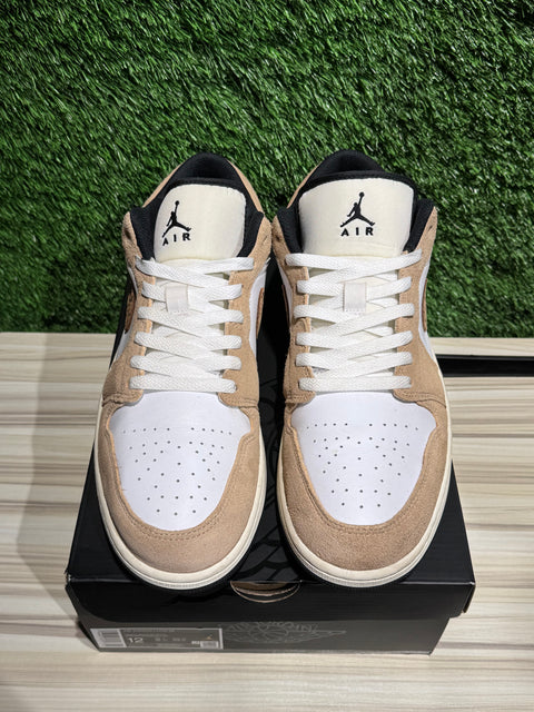 Jordan 1 Low SE Brown Elephant Sz 12M