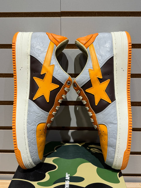 Bapesta Low M2 Orange Sz 12