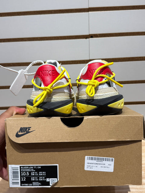 Nike Blazer Low Off-White University Red Sz 10.5