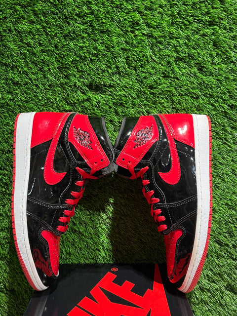 Jordan 1 Retro High OG Patent Bred Sz 10