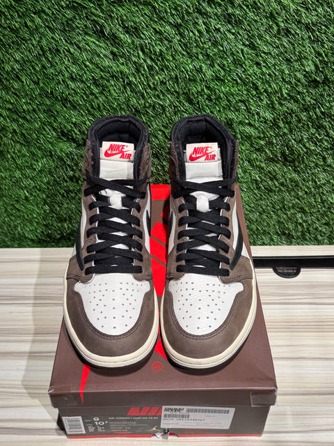 Jordan 1 Retro High OG SP Travis Scott Mocha Sz 9M