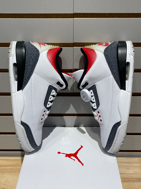Jordan 3 Retro SE Fire Red Denim (2020) Sz 11