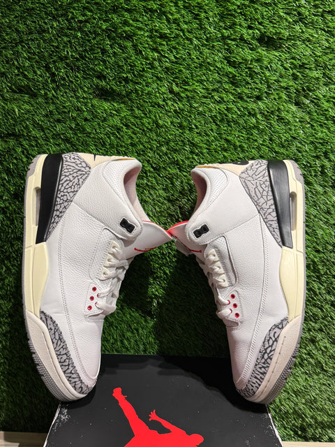Jordan 3 Retro White Cement Reimagined Sz 12M
