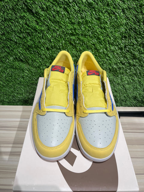 Jordan 1 Retro Low OG SP Travis Scott Canary (Women's) Sz 11.5M