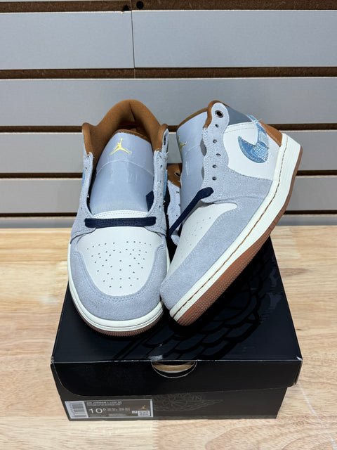Jordan 1 Low SE Phantom Repaired Denim Swoosh