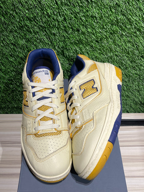 New Balance 550 Aime Leon Dore Masaryk Community Gym Yellow Sz 10.5