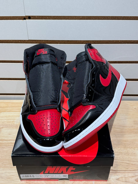 Jordan 1 Retro High OG Patent Bred Sz 12