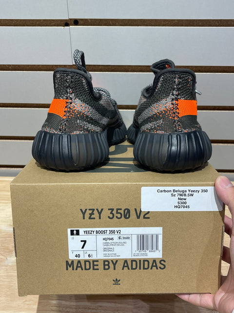 adidas Yeezy Boost 350 V2 Carbon Beluga Sz 7