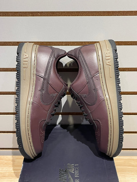 Nike Air Force 1 Low Luxe Brown Basalt Sz 9.5