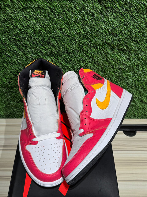 Jordan 1 Retro High OG Light Fusion Red Sz 8.5