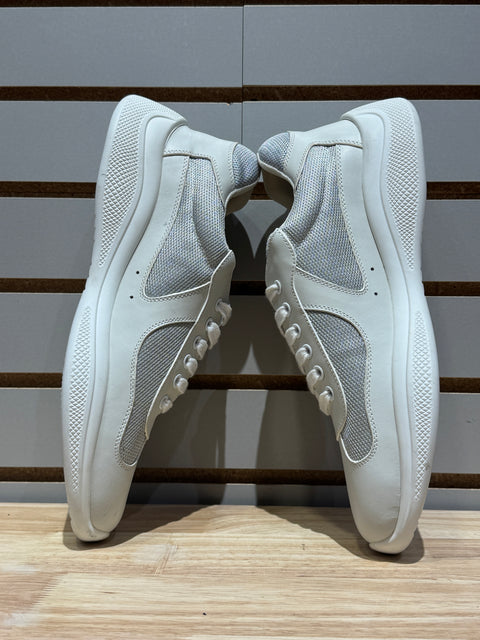 Prada America's Cup White Silver Sz 9