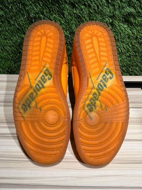 Jordan 1 Retro High Gatorade Orange Peel Sz 8.5M