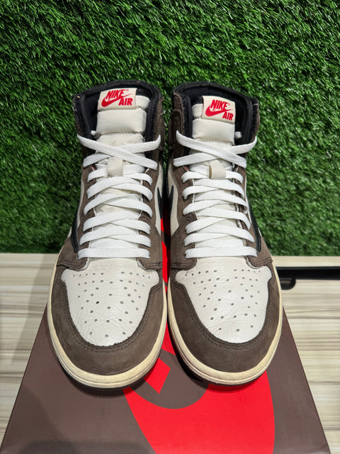 Jordan 1 Retro High OG SP Travis Scott Mocha Sz 9.5M