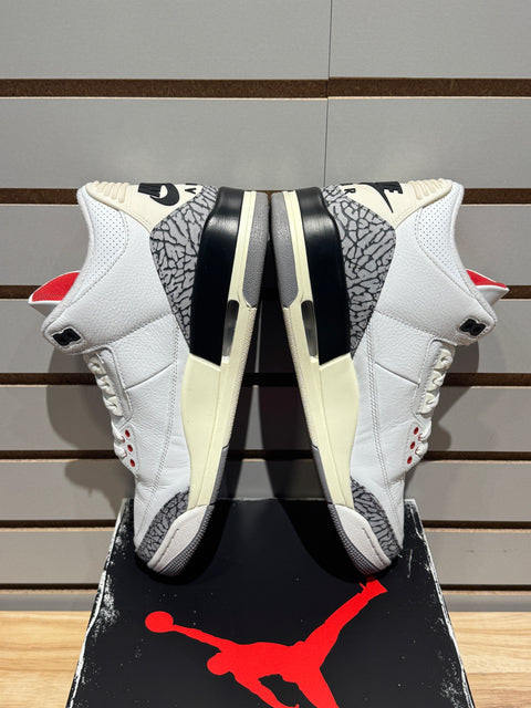 Jordan 3 Retro White Cement Reimagined Sz 10.5