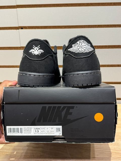 Jordan 1 Retro Low OG SP Travis Scott Black Phantom Sz 13