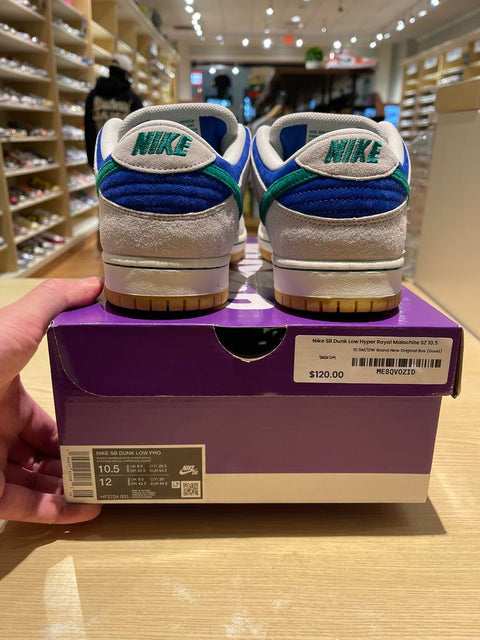 Nike SB Dunk Low Hyper Royal Malachite SZ 10.5