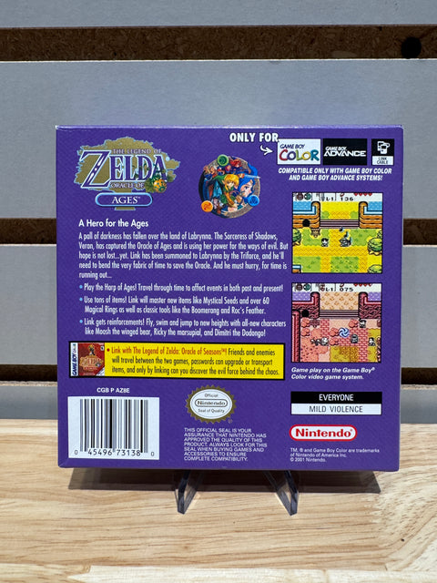 Vintage Zelda Oracle of Ages (Nintendo Game Boy Color, 2001) GBC