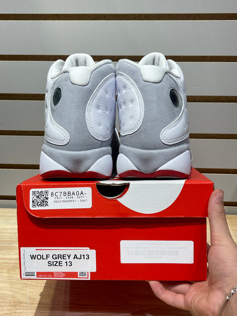 Jordan 13 Retro Wolf Grey Sz 13