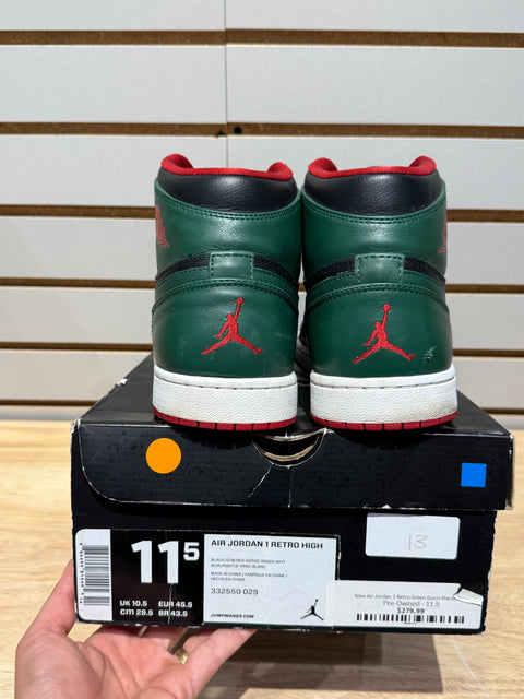 Jordan 1 Retro Green Gucci Sz 11.5